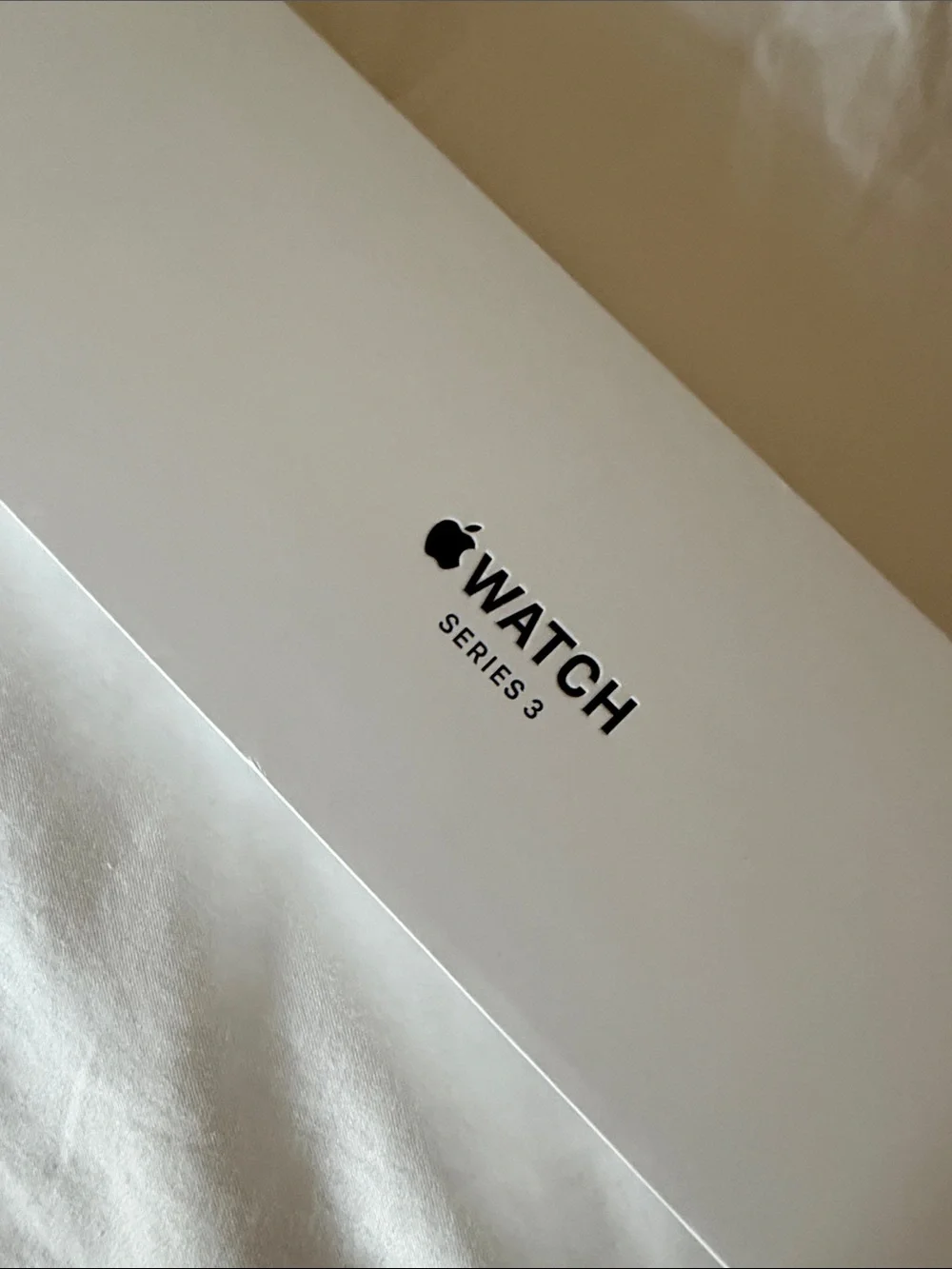 Apple Watch Series 3 in Space Gray with Black Screen